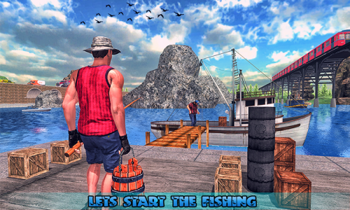 اسکرین شات برنامه Big Fishing Ship Simulator 3D 4