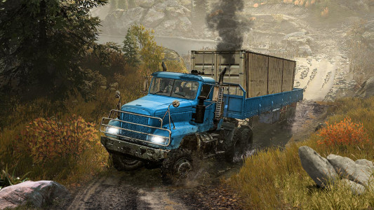 اسکرین شات برنامه Offroad Mud Truck Driving Sim 1