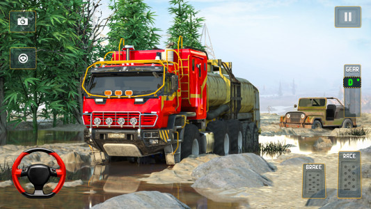 اسکرین شات برنامه Offroad Mud Truck Driving Sim 4