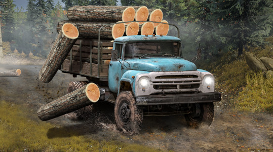 اسکرین شات برنامه Offroad Mud Truck Driving Sim 4