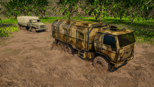 اسکرین شات برنامه Offroad Mud Truck Driving Sim 4