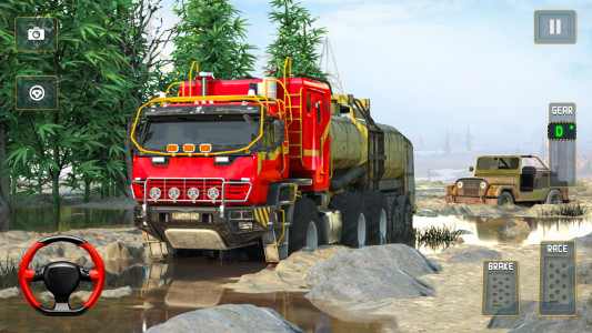 اسکرین شات برنامه Offroad Mud Truck Driving Sim 2