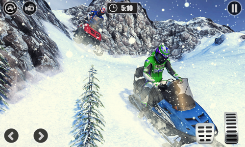 اسکرین شات برنامه Snow Atv Bike Racing Sim 4