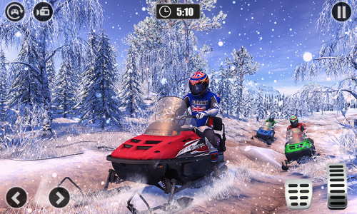 اسکرین شات برنامه Snow Atv Bike Racing Sim 1