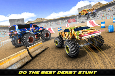 اسکرین شات بازی Army Monster Truck Demolition : Derby Games 2020 8