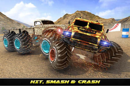 اسکرین شات بازی Army Monster Truck Demolition : Derby Games 2020 7
