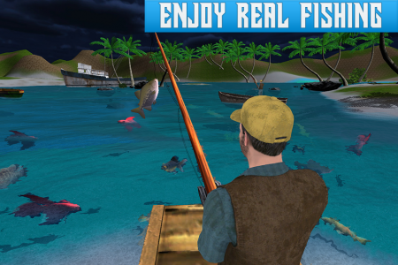 اسکرین شات بازی Boat Fishing Simulator Hunting 3