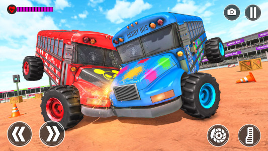 اسکرین شات 7 برنامه Monster Bus Derby Destruction