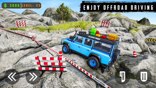 اسکرین شات بازی Offroad Jeep Driving Game : Fun Car Parking Games 5
