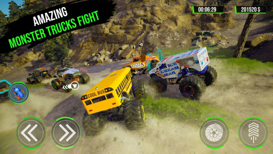 اسکرین شات 1 برنامه Real Monster Truck Crash Derby