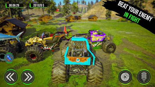اسکرین شات 4 برنامه Real Monster Truck Crash Derby