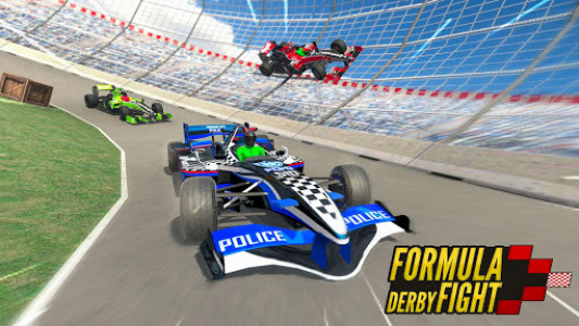 اسکرین شات برنامه Formula Car Crash Derby : Demolish Car Games 2020 4