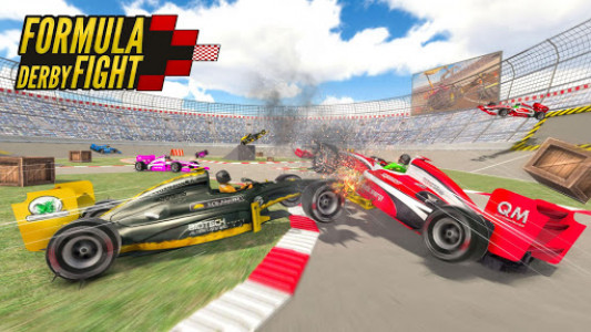 اسکرین شات برنامه Formula Car Crash Derby : Demolish Car Games 2020 2