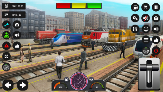 اسکرین شات بازی Train Driver 3D - Train Games 3