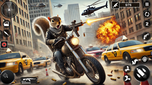 اسکرین شات برنامه The Squirrel Hero Mafia City 2