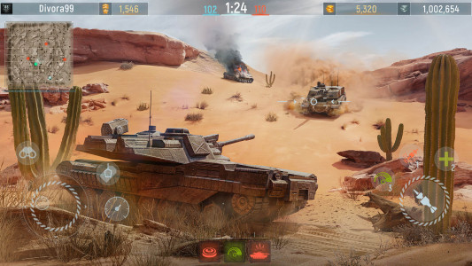 اسکرین شات بازی Modern Tanks: War Tank Games 2