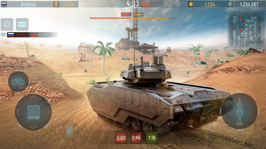 اسکرین شات بازی Modern Tanks: War Tank Games 2
