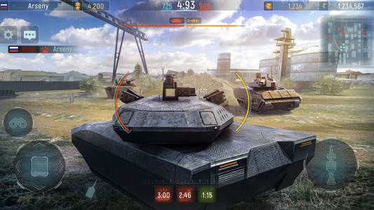 اسکرین شات بازی Modern Tanks: War Tank Games 3