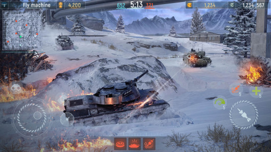 اسکرین شات 2 بازی Modern Tanks: jeux de guerre
