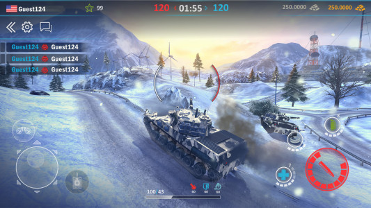 اسکرین شات بازی Modern Assault Tanks：Tank Game 1