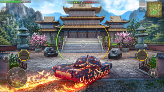 اسکرین شات 3 بازی Battle Tanks：War tanks games