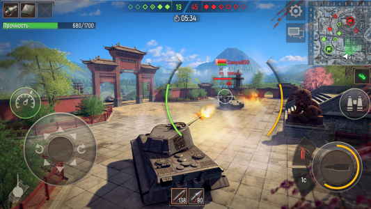 اسکرین شات بازی Battle Tanks: Panzer Spiele 1