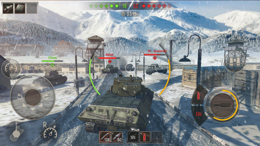 اسکرین شات بازی Battle Tanks: War Tank Games 6