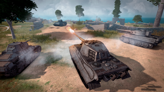 اسکرین شات بازی Battle Tanks - Tank Games WW2 2