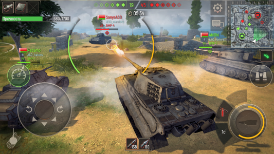 اسکرین شات بازی Battle Tanks: Panzer Spiele 2