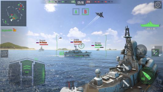 اسکرین شات بازی Force of Warships: Battleship 1