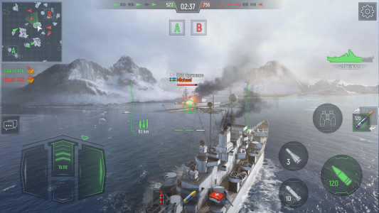 اسکرین شات بازی Force of Warships: Battleship 2