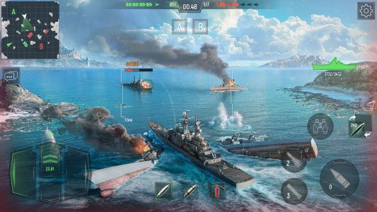 اسکرین شات بازی Force of Warships: Battleship 2