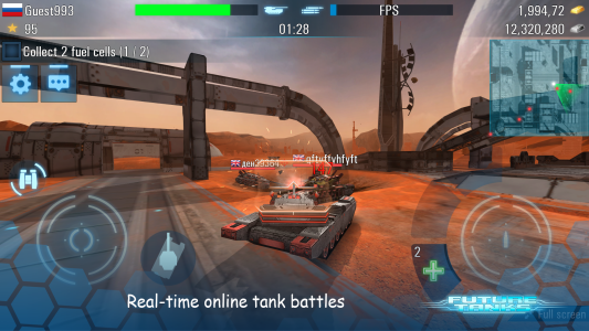 اسکرین شات 4 بازی Future Tanks: War Tank Game