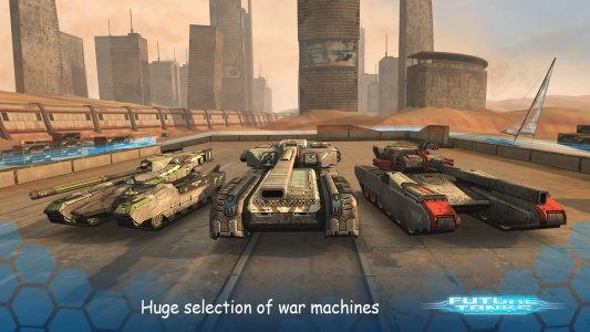 اسکرین شات 2 بازی Future Tanks: War Tank Game