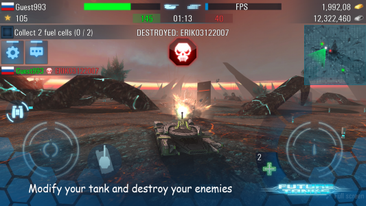 اسکرین شات 5 بازی Future Tanks: War Tank Game