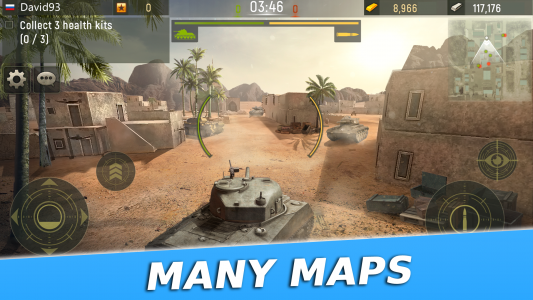 اسکرین شات بازی Grand Tanks: WW2 Tank Games 2