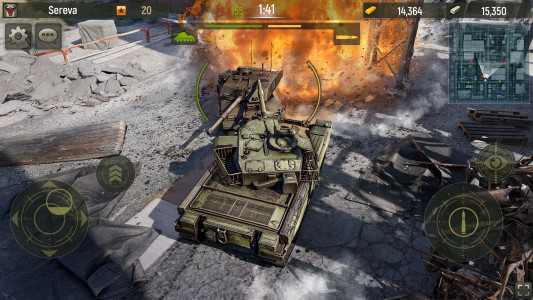 اسکرین شات بازی Grand Tanks：Panzer War 3d wwii 3