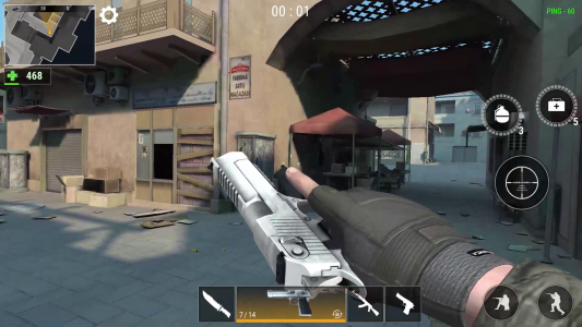 اسکرین شات 6 بازی Modern Gun: Shooting War Games