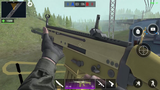 اسکرین شات 7 بازی Modern Gun: Shooting War Games