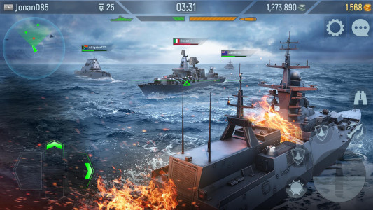 اسکرین شات بازی Naval Armada：Modern Battleship 3