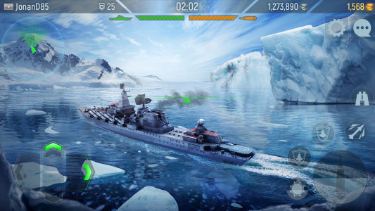 اسکرین شات بازی Naval Armada：Modern Battleship 1