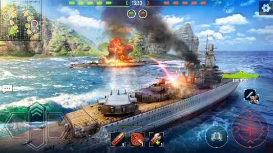 اسکرین شات بازی Navy War: Modern Battleship 2