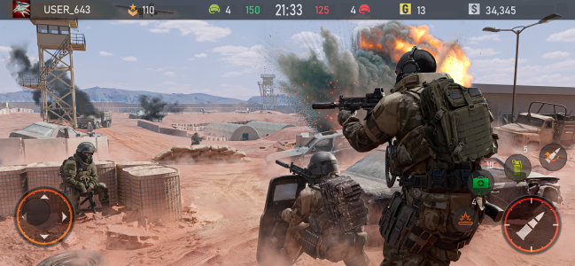 اسکرین شات 2 بازی striker zone mobile