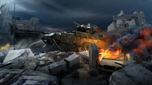 اسکرین شات 4 بازی Tank Force: Battle Tanks Games