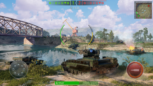 اسکرین شات 3 بازی Tank Force: Tanks battle games