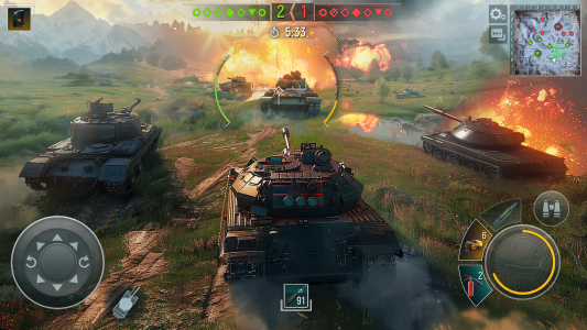 اسکرین شات 1 بازی Tank Force: The Army Games PVP
