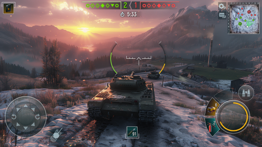 اسکرین شات 2 بازی Tank Force: The Army Games PVP