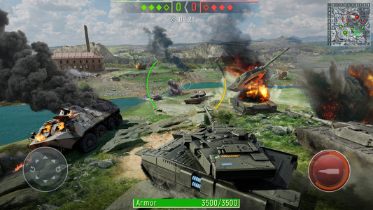اسکرین شات 2 بازی Tank Force: War Tank Games
