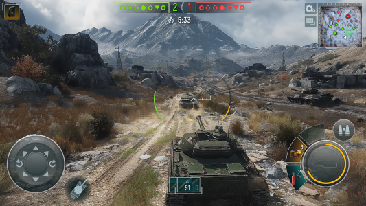 اسکرین شات 3 بازی Tank Force: The Army Games PVP