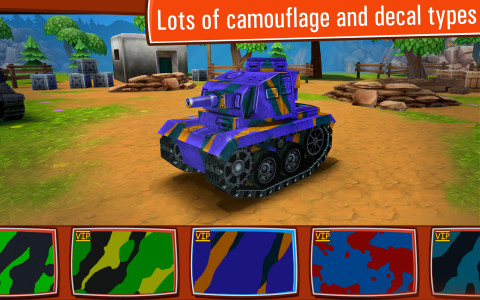 اسکرین شات بازی Toon Wars: Awesome Tank Game 3